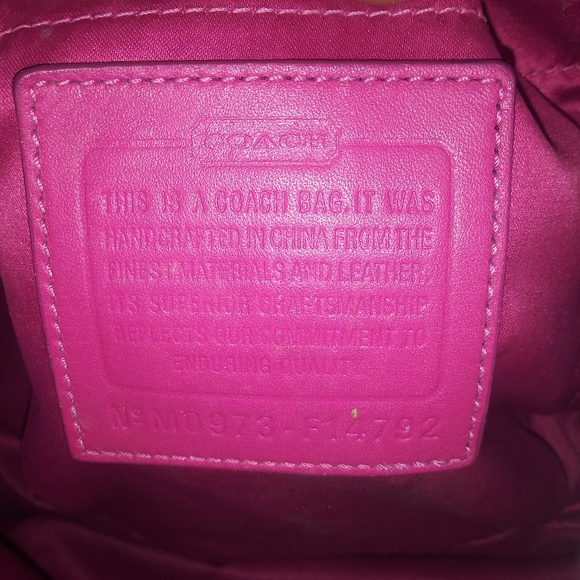 Coach diaperbag